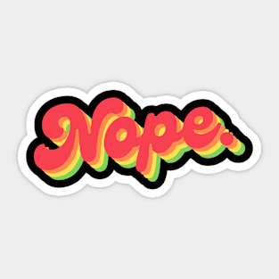 Nope. Sticker